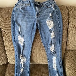 Hollister Ripped Super Skinny Jeans